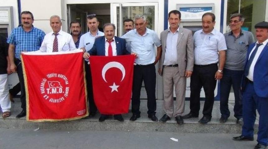 Muhtarlar Promosyonlu Maaşlarını &Ccedil;ekti