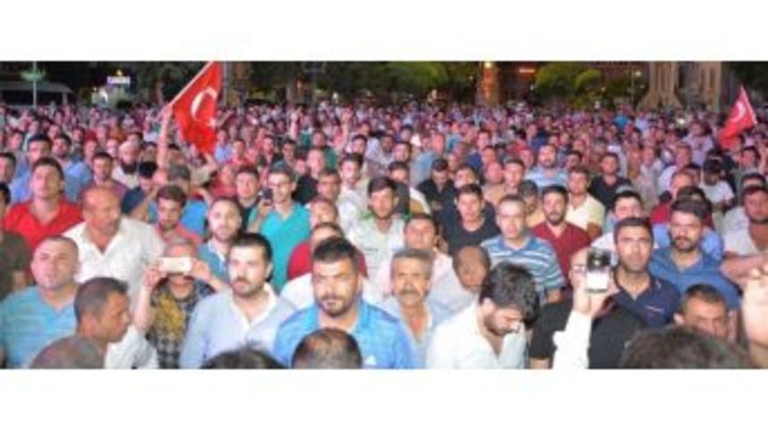 Aksaray&rsquo;dan Darbe Girişimine Y&ouml;nelik A&ccedil;ıklama