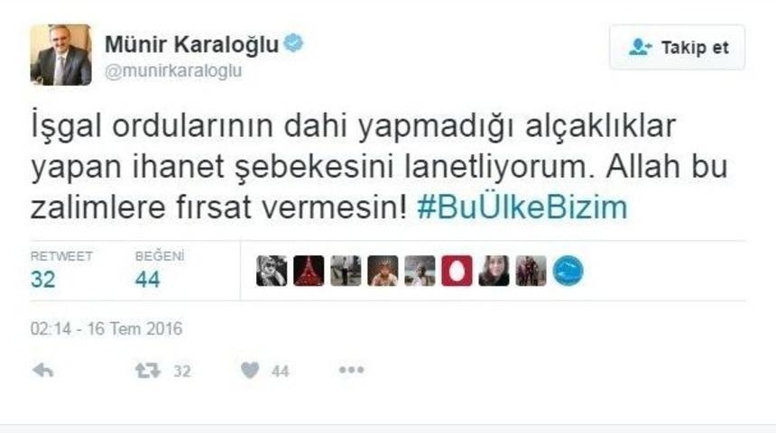 Vali Karaloğlu&rsquo;ndan Meydanları Terk Etmeyin &Ccedil;ağrısı