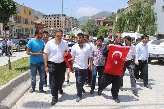 Şemdinli’de Darbe Girişimi Protesto Edildi