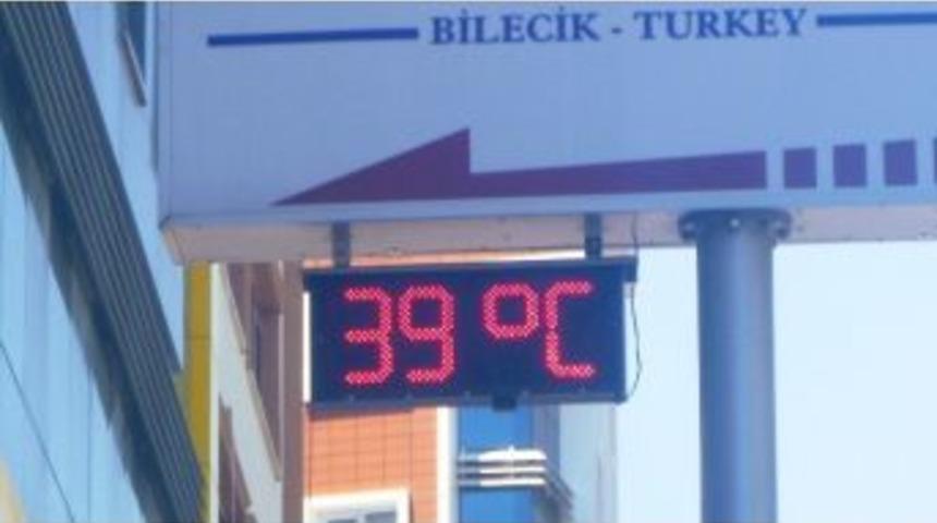 Bilecik&rsquo;te Termometreler 39 Dereceyi G&ouml;sterdi