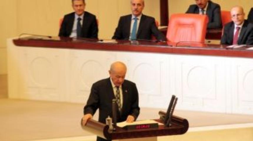 Milliyet&ccedil;i Hareket Partisi(mhp) Genel Başkanı Devlet Bah&ccedil;eli: