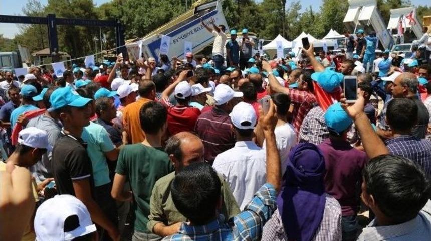 Eyy&uuml;biye Belediyesi&rsquo;nden Darbe Girişimini Ara&ccedil;larla &Ouml;nleme Girişimi