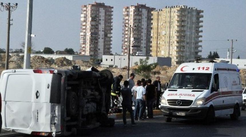 Seyir Halindeki Ara&ccedil; Yan Yattı: 1 Yaralı