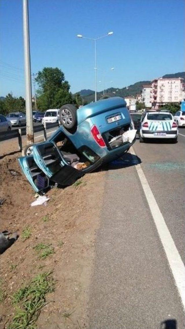 Fatsa’da Trafik Kazası : 5 Yaralı