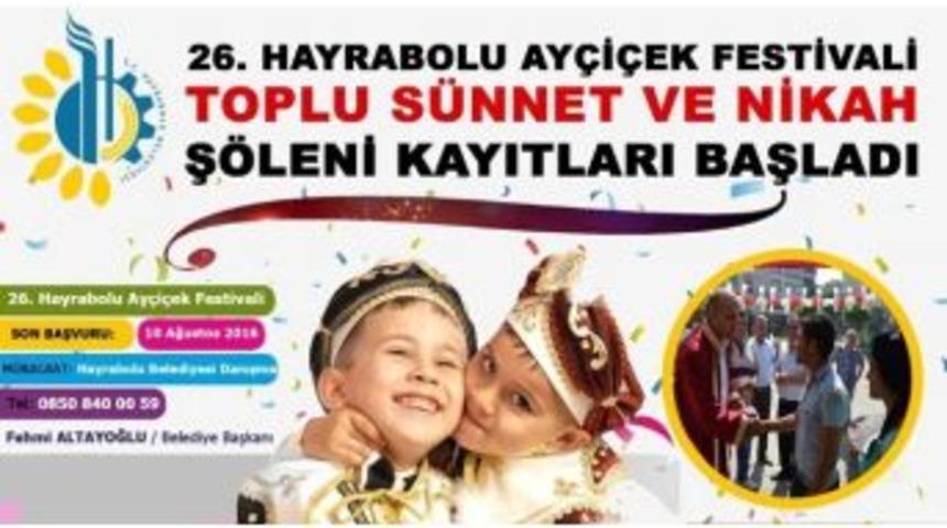 Tekirdağ&rsquo;da Toplu S&uuml;nnet Ve Nikah Ş&ouml;leni