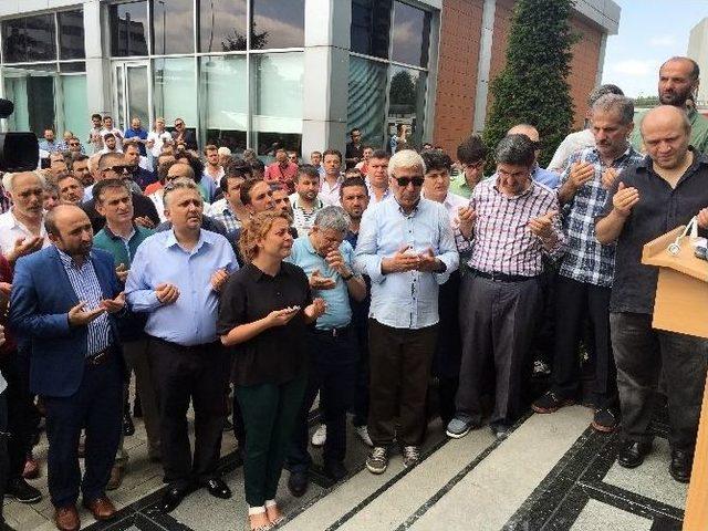 Arkadaşları Foto Muhabiri Mustafa Cambaz’ı Son Yolculuğuna Uğurladı