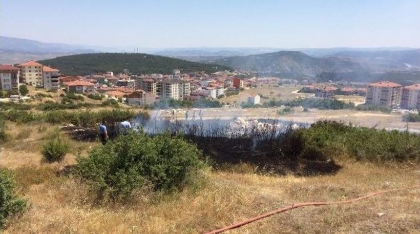 Bilecik&rsquo;te Ot Yangını