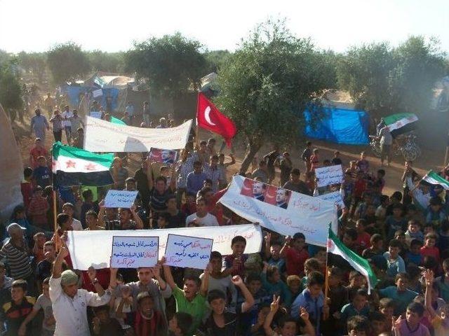 Darbeciler, Suriye’de De Protesto Edildi