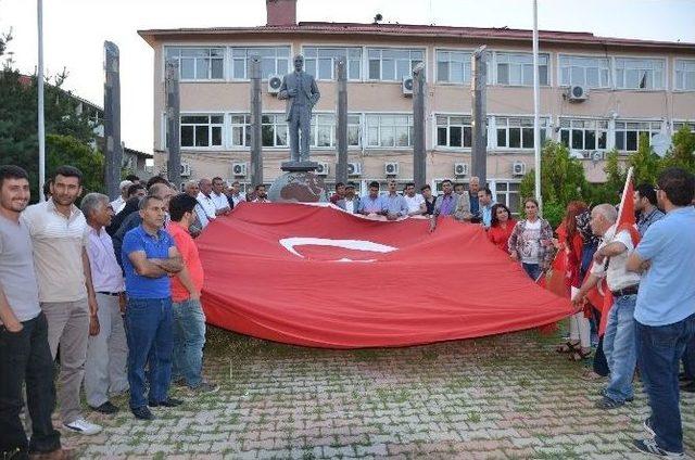 Bulanık Halkı Darbe Girişimine Karşı Meydanlarda