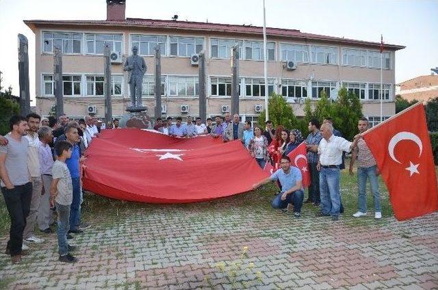 Bulanık Halkı Darbe Girişimine Karşı Meydanlarda