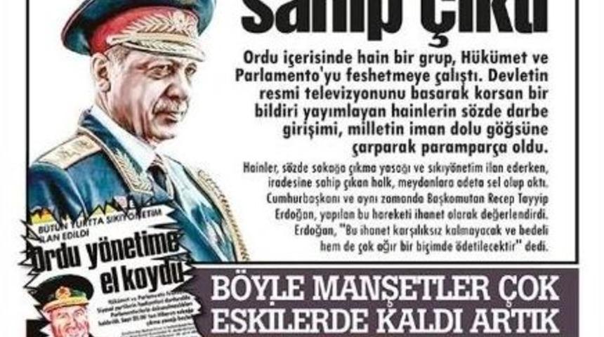 Erzurum&rsquo;da Askeri Darbelere "manşet"li G&ouml;nderme...