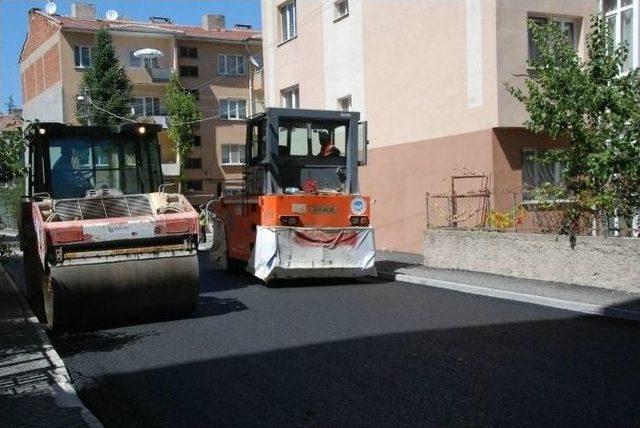 Vişnelik Mahallesi’nde 4 Sokağa Bin 400 Ton Yol Asfaltı Döküldü