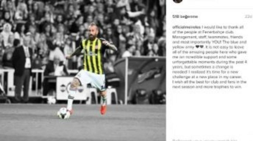 Meireles, Fenerbah&ccedil;e&rsquo;ye Veda Etti
