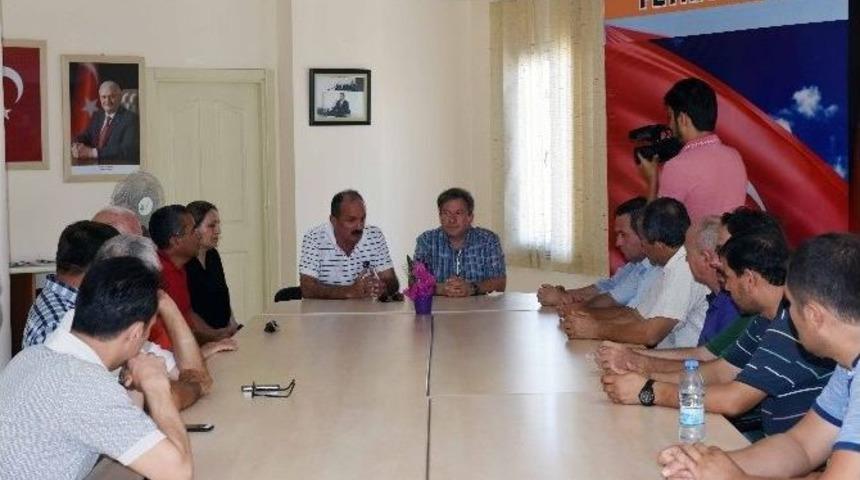 Başkan Saatcı&rsquo;dan Ak Parti&rsquo;ye Ziyaret