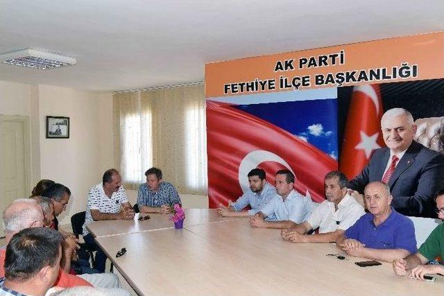 Başkan Saatcı’dan Ak Parti’ye Ziyaret