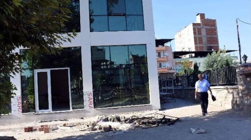 Başkan Kale, Hamam İnşaatında İncelemelerde Bulundu