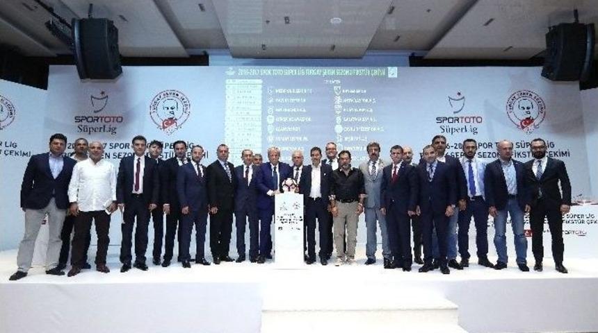 Spor Toto S&uuml;per Lig Turgay Şeren Sezonu Fikst&uuml;r&uuml; &Ccedil;ekildi