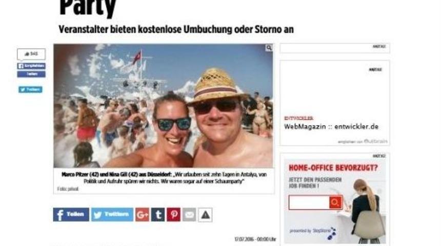 Alman Bild Gazetesi, Antalya&rsquo;yı &Ouml;nerdi