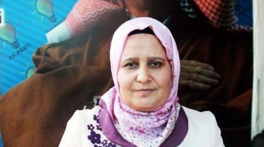 Ak Parti Harran İl&ccedil;e Kadın Kolları Başkanı Huriye Biter,