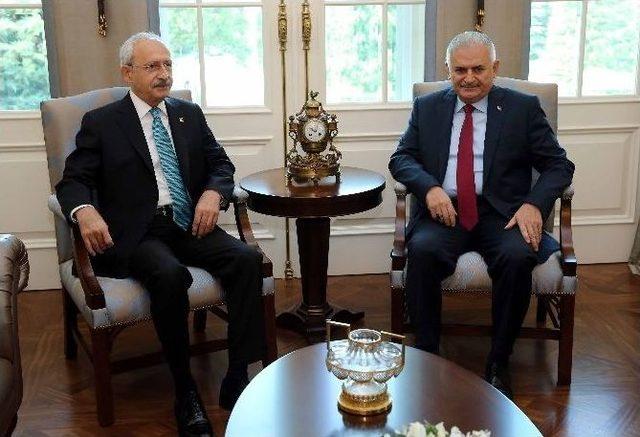 Başbakan Yıldırım Ve Kılıçdaroğlu Birlikte Açıklama Yapacak