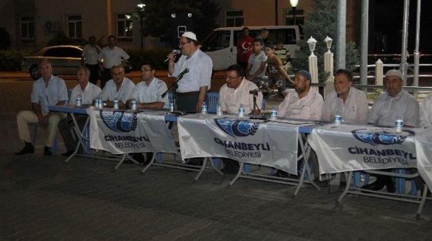 Cihanbeyli’de Şehitler İçin Mevlit Okutuldu