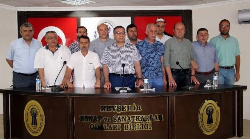 Esnaf Odaları Başkanları Darbe Girişimini Kınadı