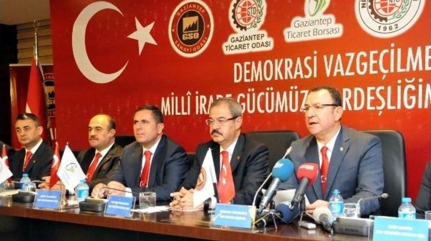 İş D&uuml;nyasından Darbe Girişimine Karşı Ortak Bildiri