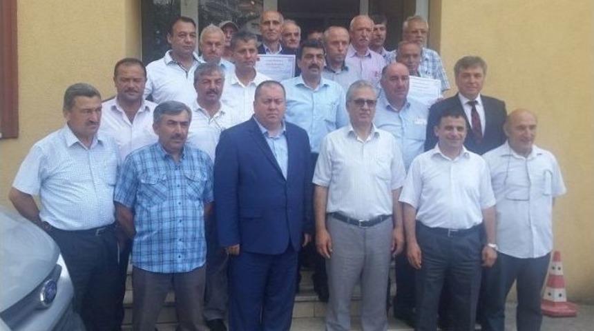 Tarım Kurslarına Destek Olanlara Takdir Belgesi Verildi