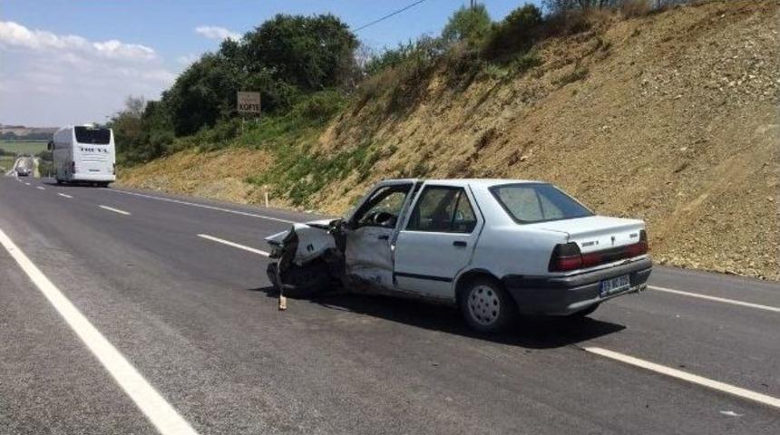 Tekirdağ&rsquo;da Trafik Kazası: 4 Yaralı