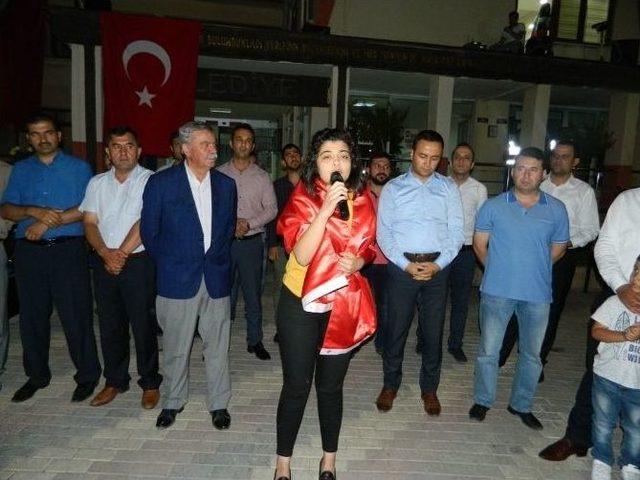 Demokrasi Nöbetinde Kur’an Okundu Kurbanlar Kesildi