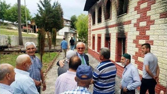 Büyükşehir, Yanan Camiyi Tamir Edecek