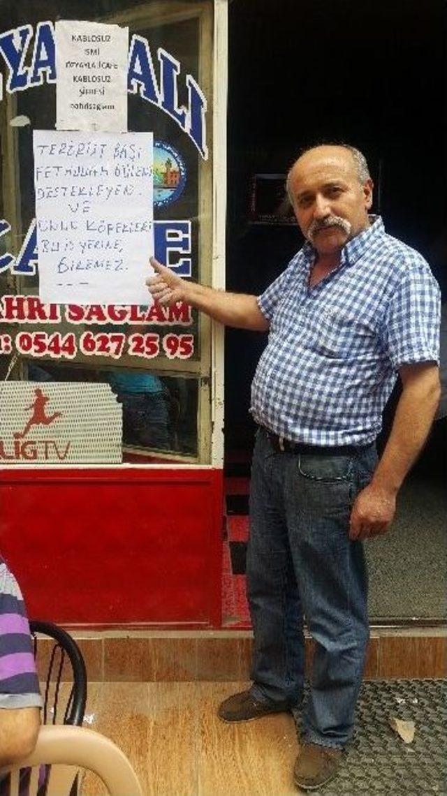 Esnaftan Fetö’ye Yazılı Tepki