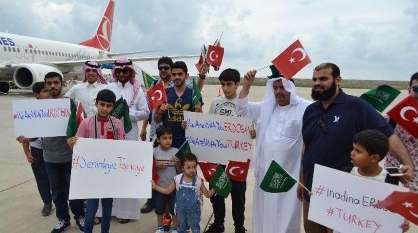 Arap Turistlerden Erdoğan&rsquo;a Destek