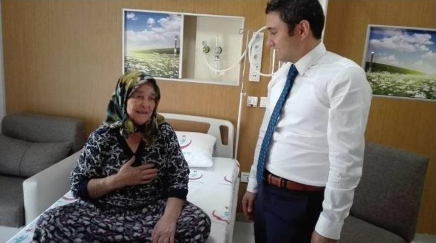 Kaymakam Aydın&rsquo;dan Hasta Ziyareti