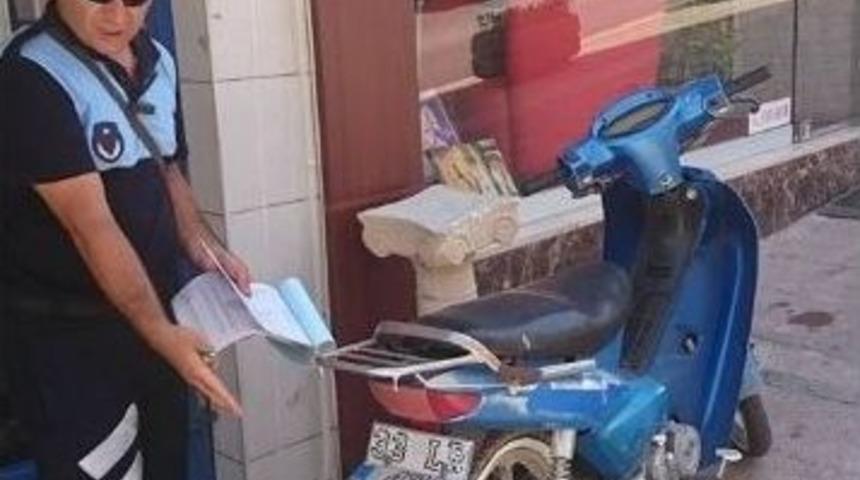 Anamur&rsquo;da Kaldırıma Ara&ccedil; Park Edenlere Ceza