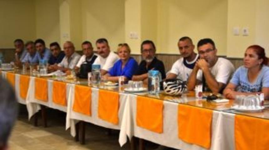 Biga&rsquo;da Spor Kul&uuml;pleri Başkanları Bir Araya Geldi