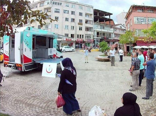 Akçakoca’da Çeken Akıntıya Karşı Mobil Bilgilendirme