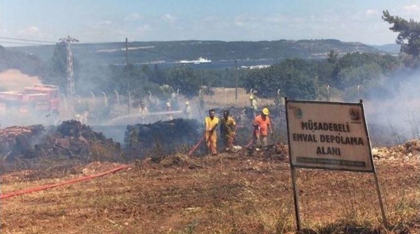 &Ccedil;anakkale&rsquo;de Orman Yangını
