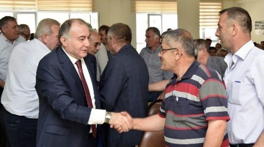 Yol-iş Sendikası Genel Başkanı Ramazan Ağar G&uuml;m&uuml;şhane&rsquo;de