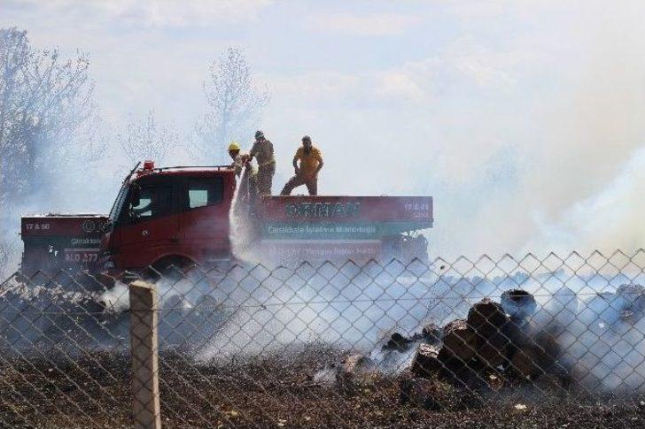 Çanakkale’deki Orman Yangını G1