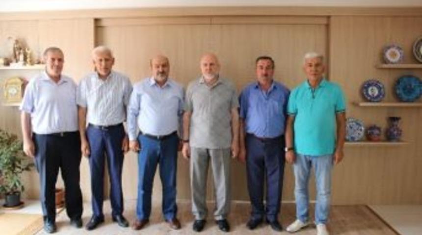İgm Başkanı Salih Sel&rsquo;den, Esob Başkanı Konak&rsquo;a Ziyaret