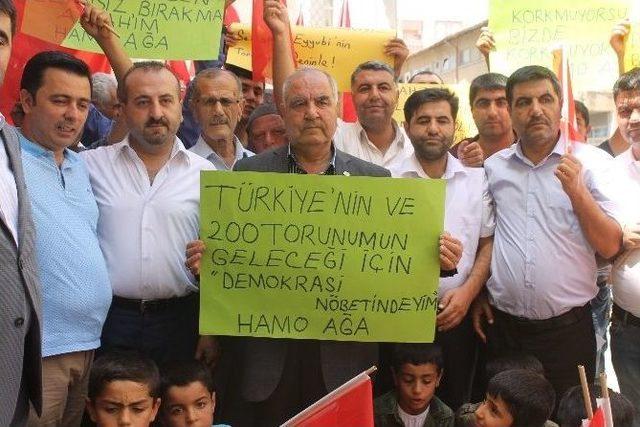 Hamo Ağa’dan Darbe Girişimi Protestosu