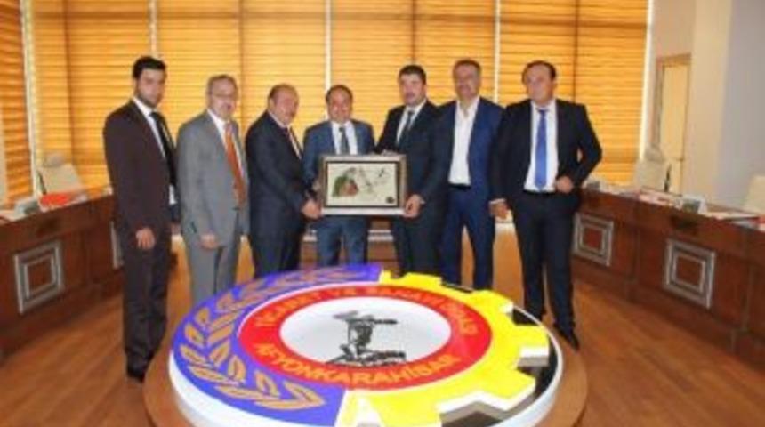 Avrupalı T&uuml;rk Girişimciler Birliğinden Başkan Serteser&rsquo;e Ziyaret