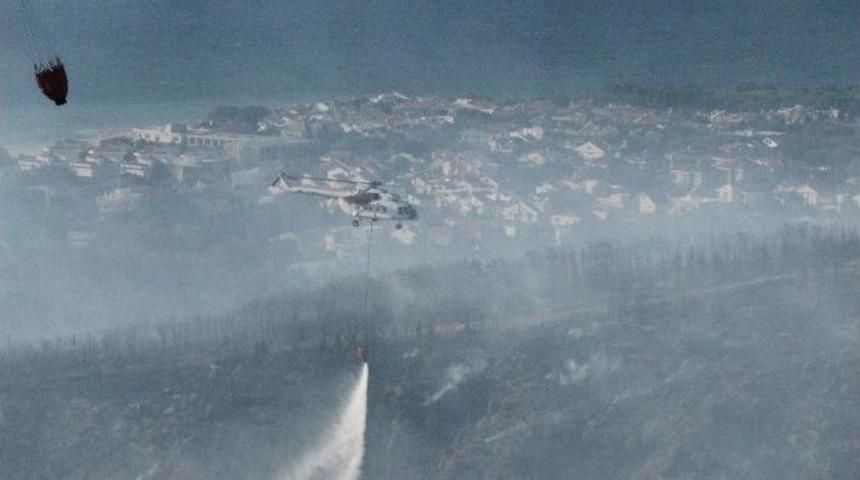 &Ccedil;anakkale&rsquo;deki Yangın Kontrol Altına Alındı