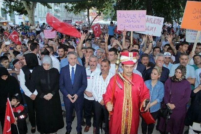 Elazığ’da Mehteranlı Demokrasi Yürüyüşü