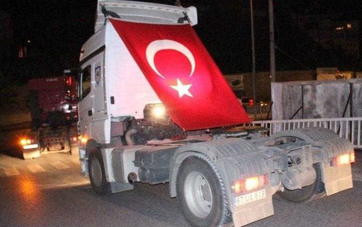 Zonguldak’ta Tır’lar Demokrasi Nöbetine Başladı G2