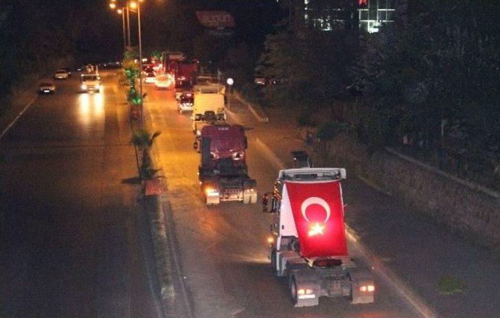 Zonguldak’ta Tır’lar Demokrasi Nöbetine Başladı G4