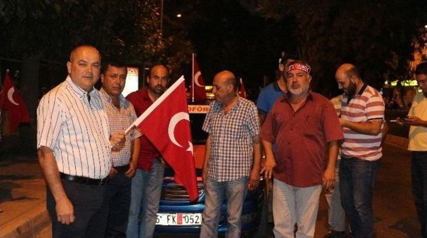 Taksiciler Demokrasi N&ouml;betinde