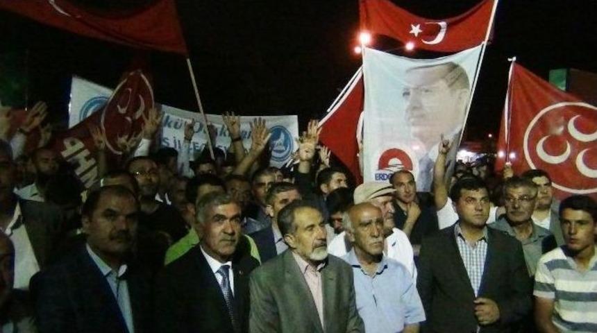 Erciş&rsquo;te Darbeye Karşı G&uuml;&ccedil; Birliği